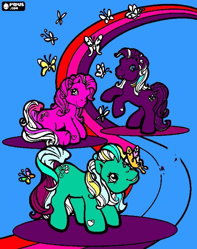 my little pony coloring page