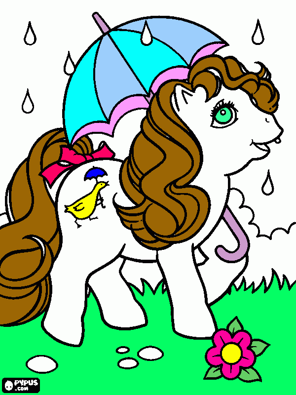 my oc pony coloring page