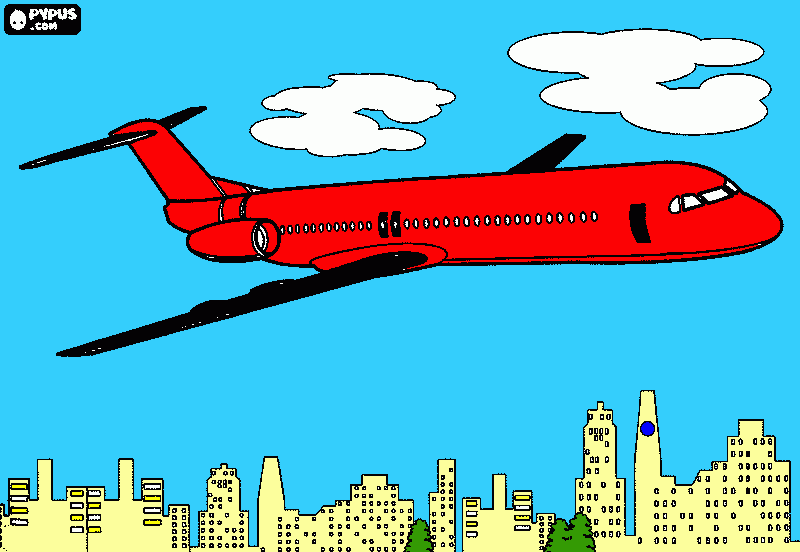 My Plane  coloring page