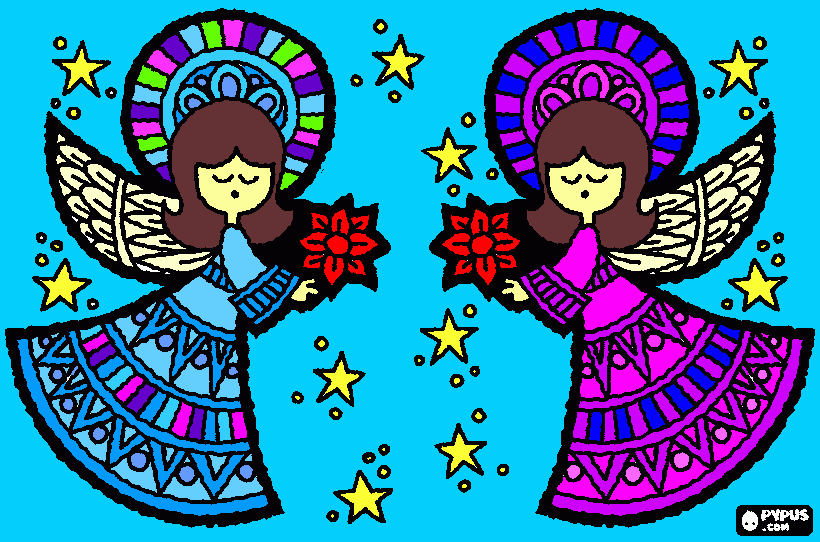 My sister Kayla and me coloring page