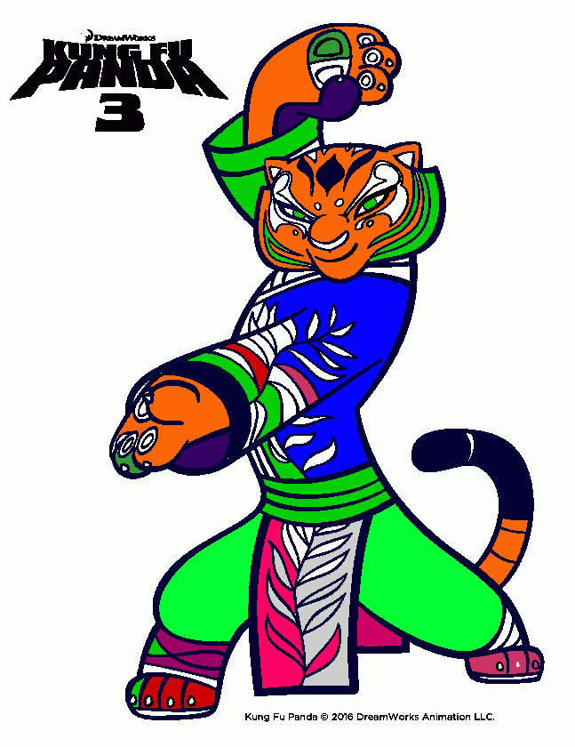 My tigress coloring page