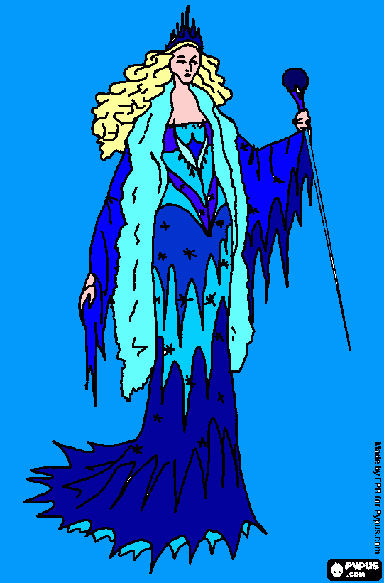 my witch coloring page