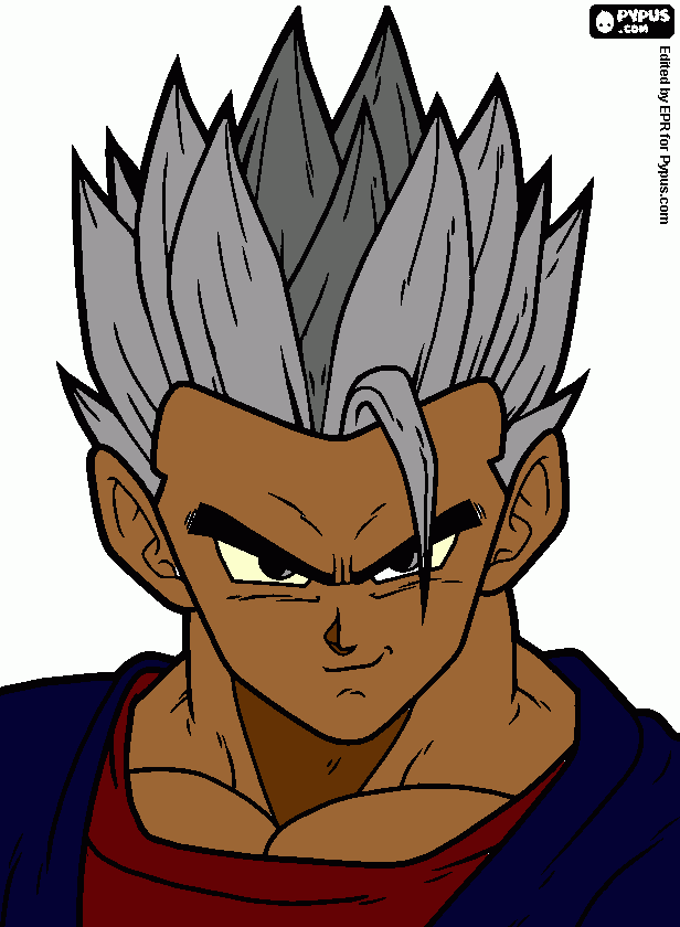 Mystic Gohan - Slumpz Edition coloring page