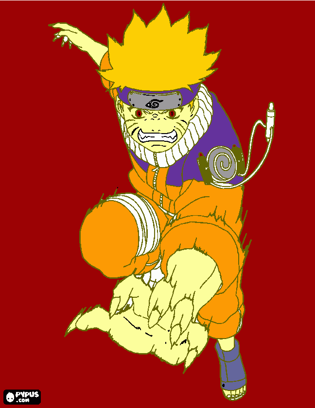 naruto drawing  coloring page