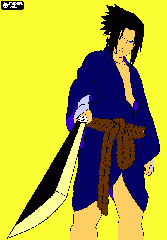 naruto coloring page