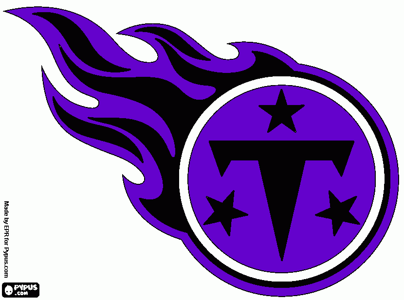 Nashville titans coloring page