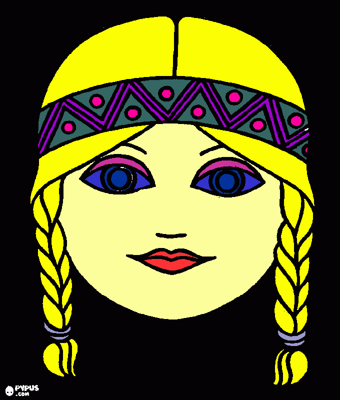 NAVITE GIRK coloring page