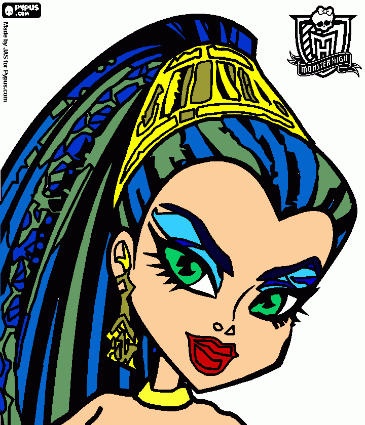 Nefertiti coloring page