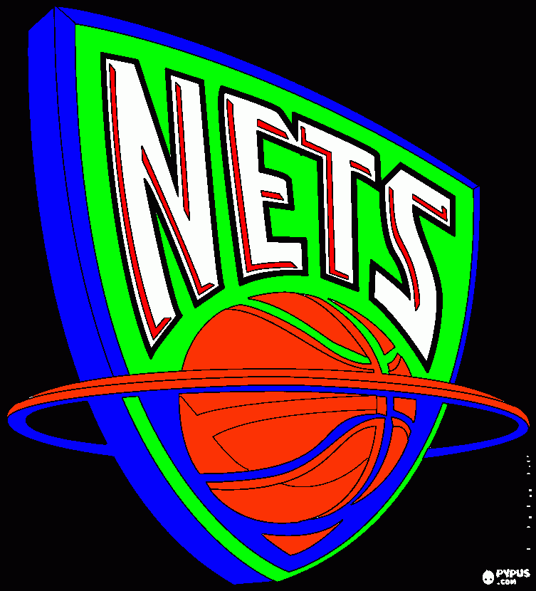 NEW JERSEY NETS coloring page