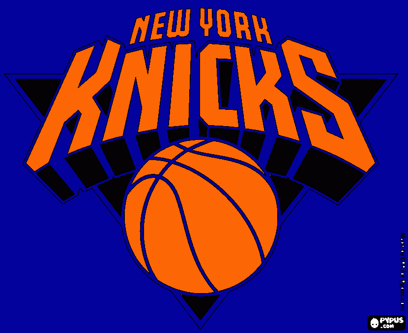 New York Knicks Logo 2 coloring page