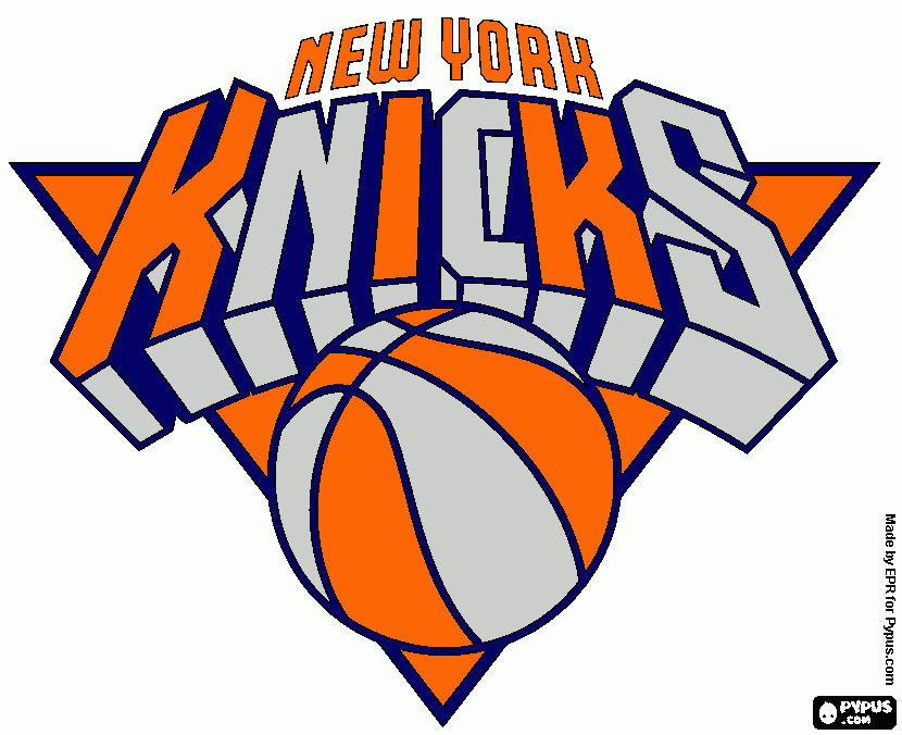 New York Knicks Logo coloring page