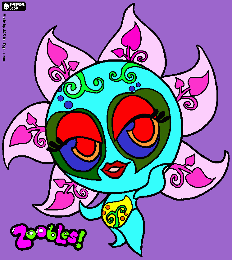 nick's drawing coloring page
