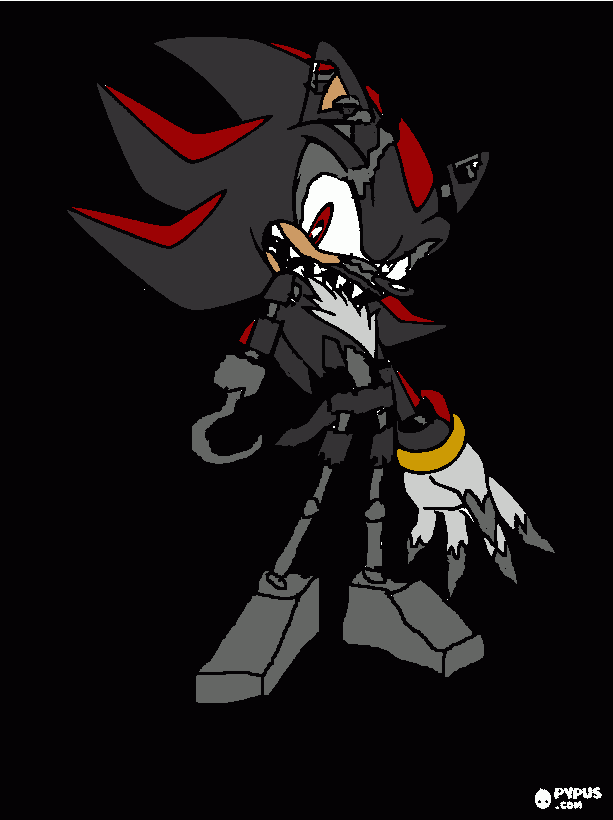 Nightmare Shadow coloring page