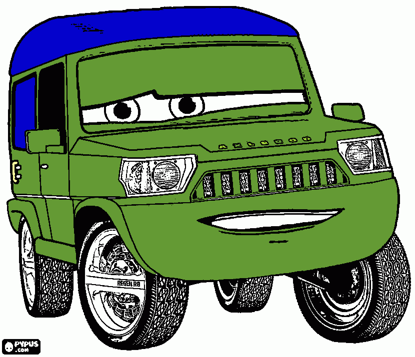 Nils Akseltrykk coloring page