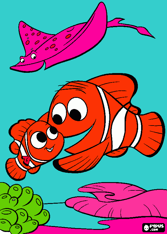 nimo coloring page