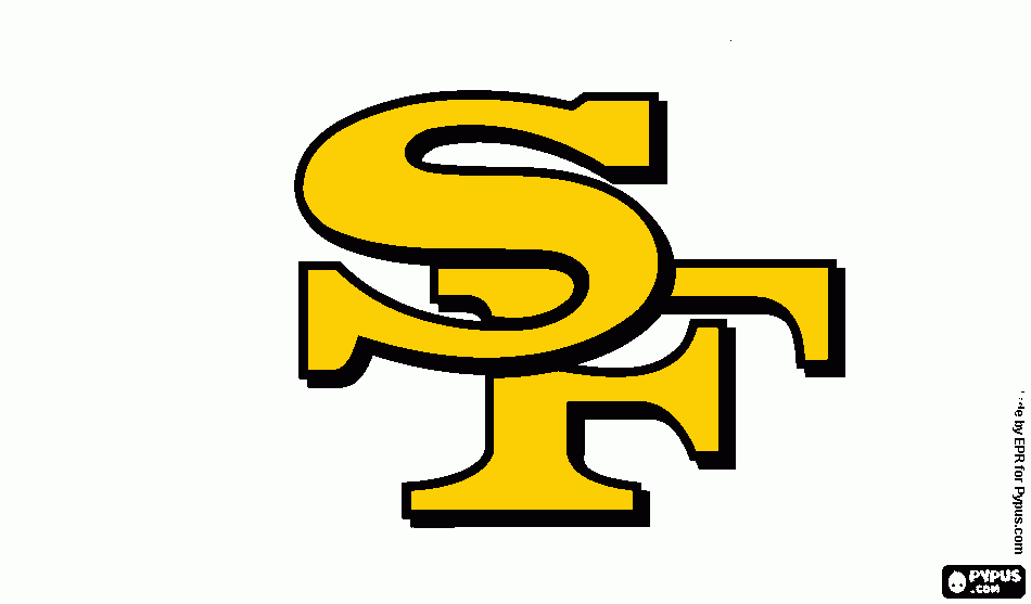 niners coloring page