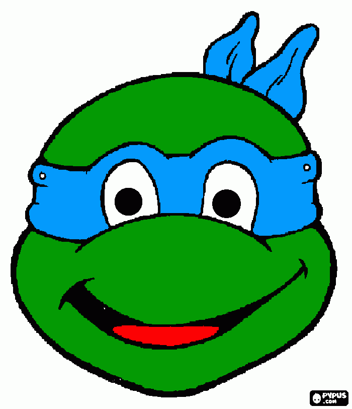 Ninja-Lighter Blue coloring page