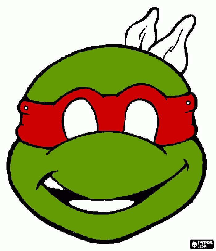 ninja coloring page