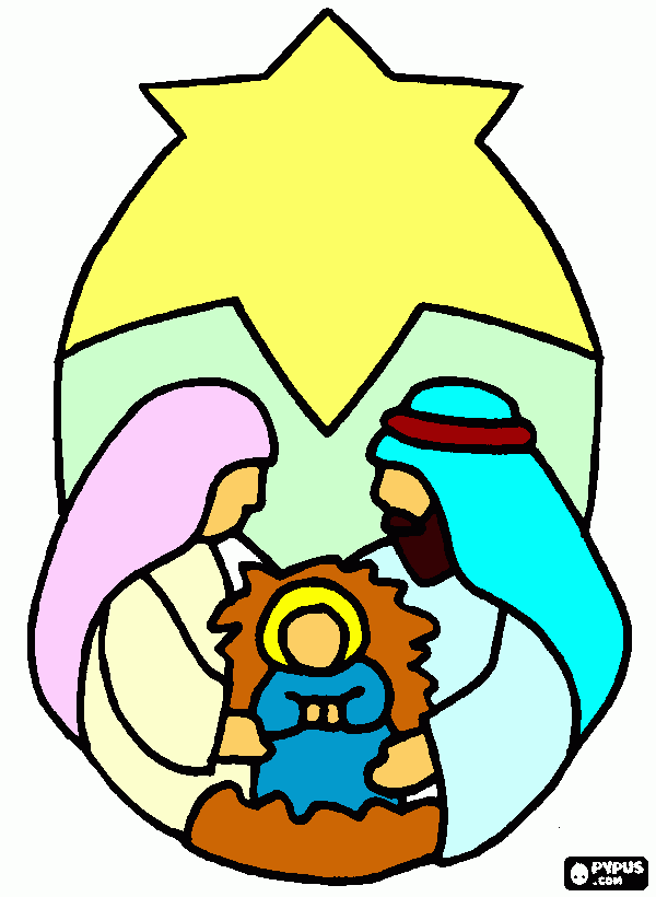 Niño Jesus coloring page