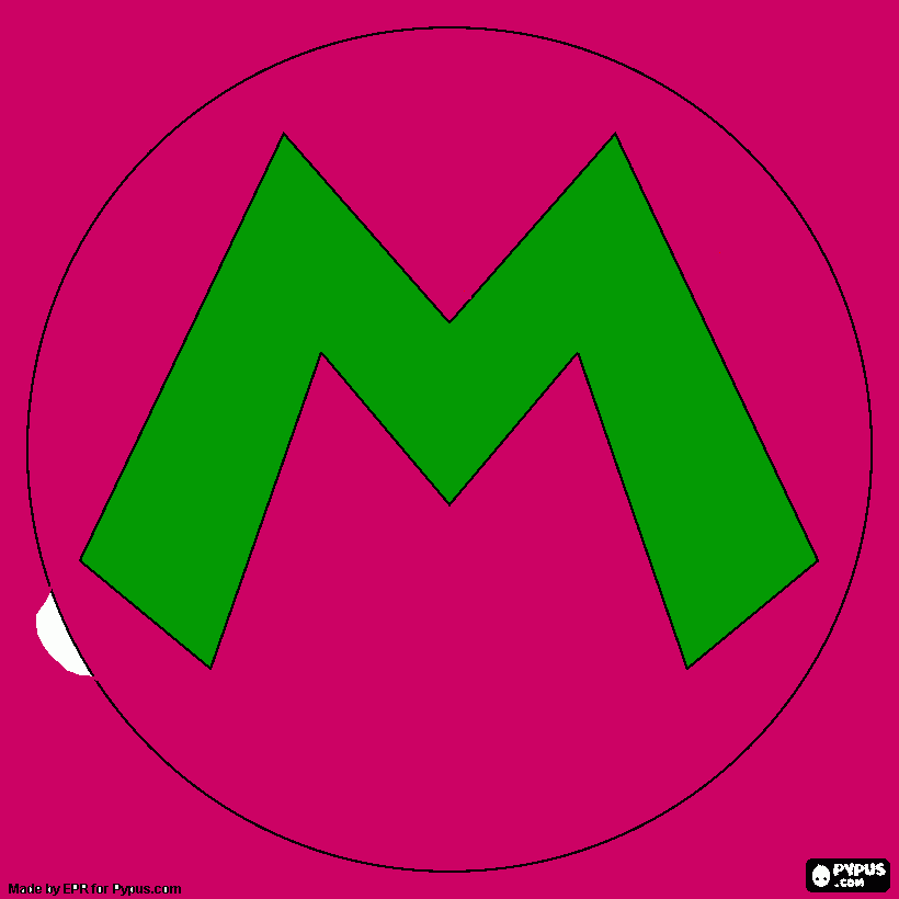 Noahs mario M coloring page