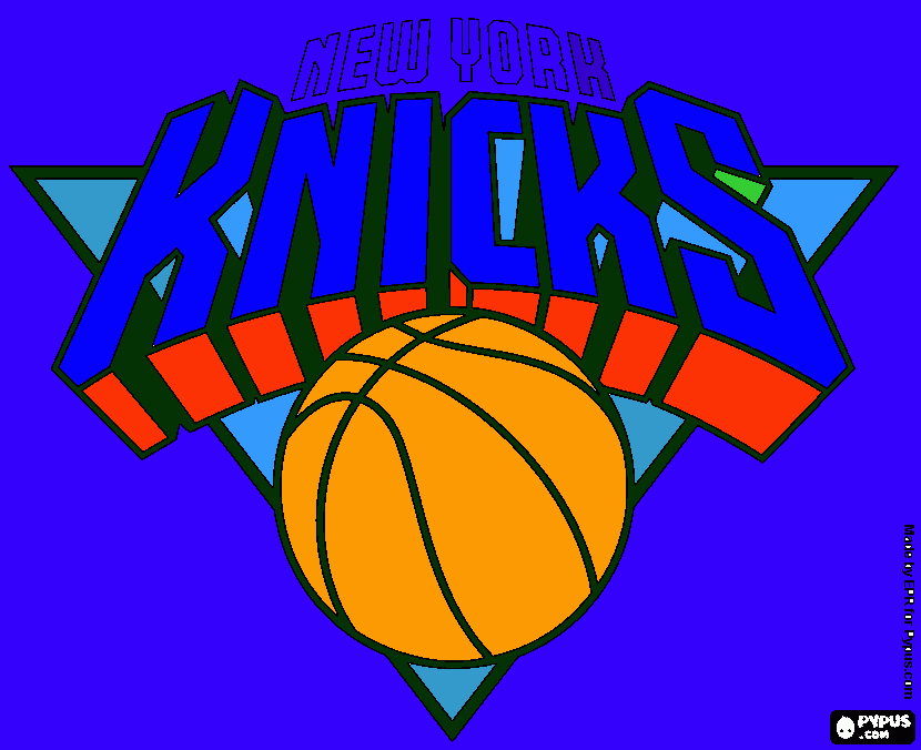 ny knicks coloring page