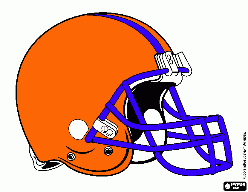 OKC Helmet coloring page