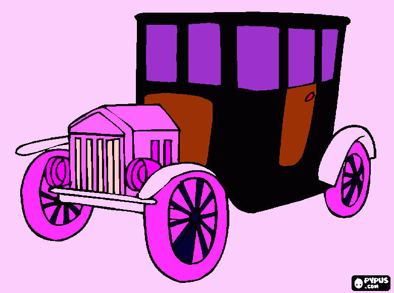 Old Timer Car coloring page