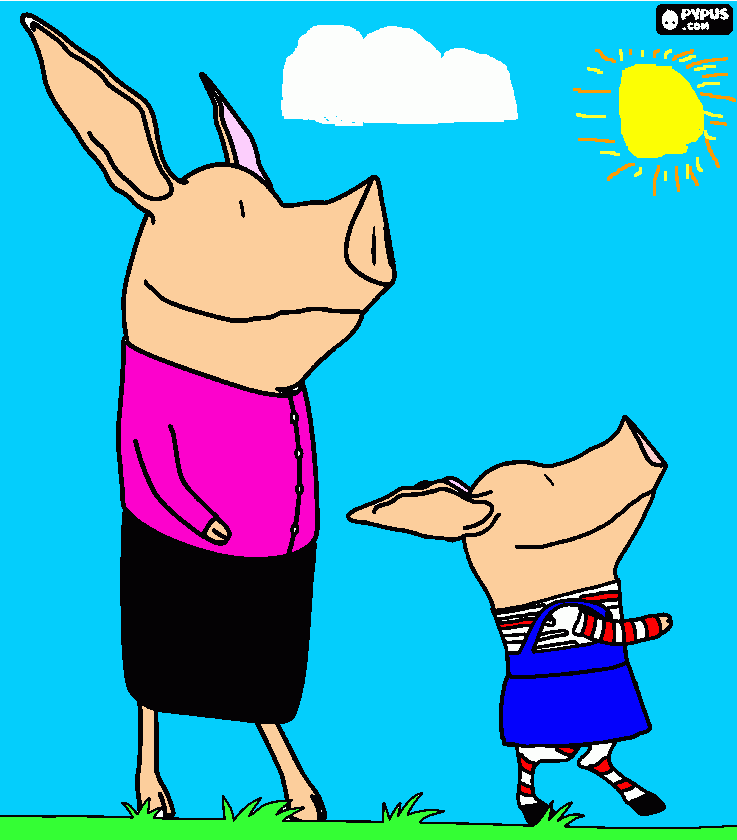 Olivia the Pig by Gonzalo coloring page