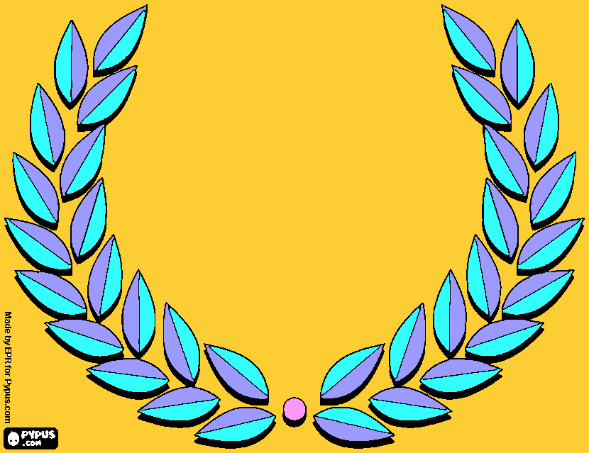 Olympic Crown Drawing coloring page