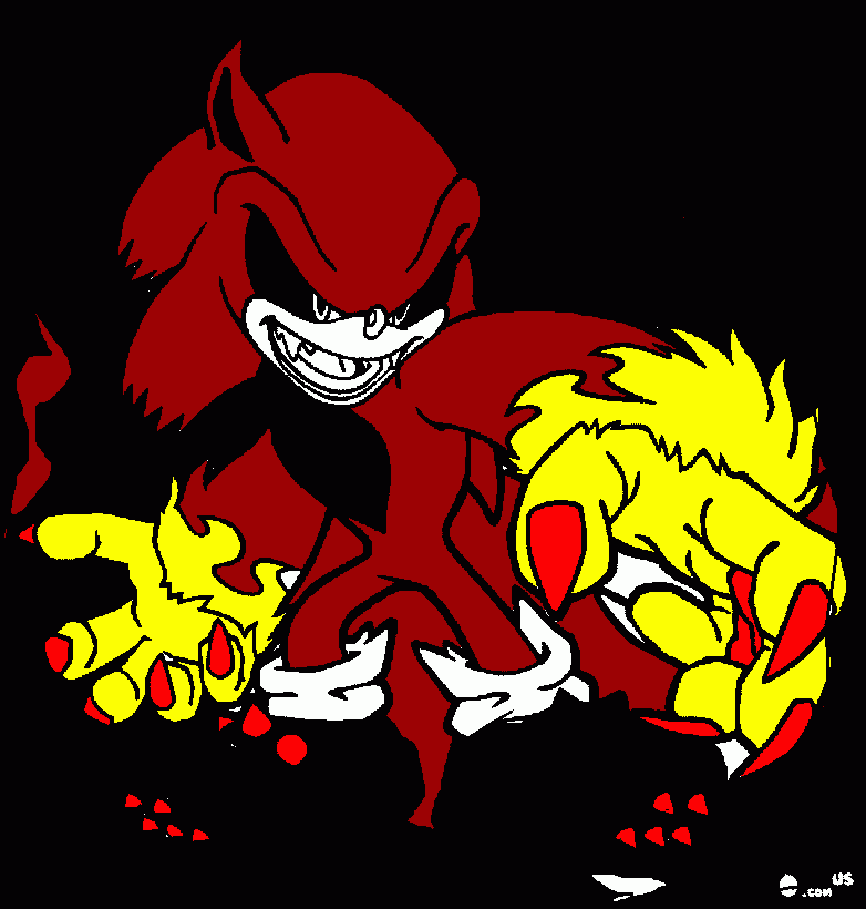 onlinr colour in of sonic picture coloring page
