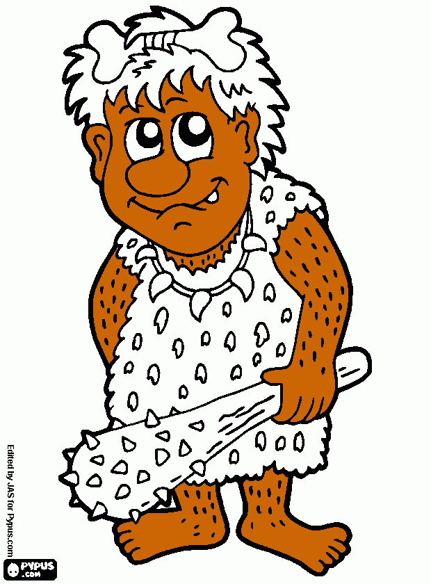 Ooga-Booga coloring page