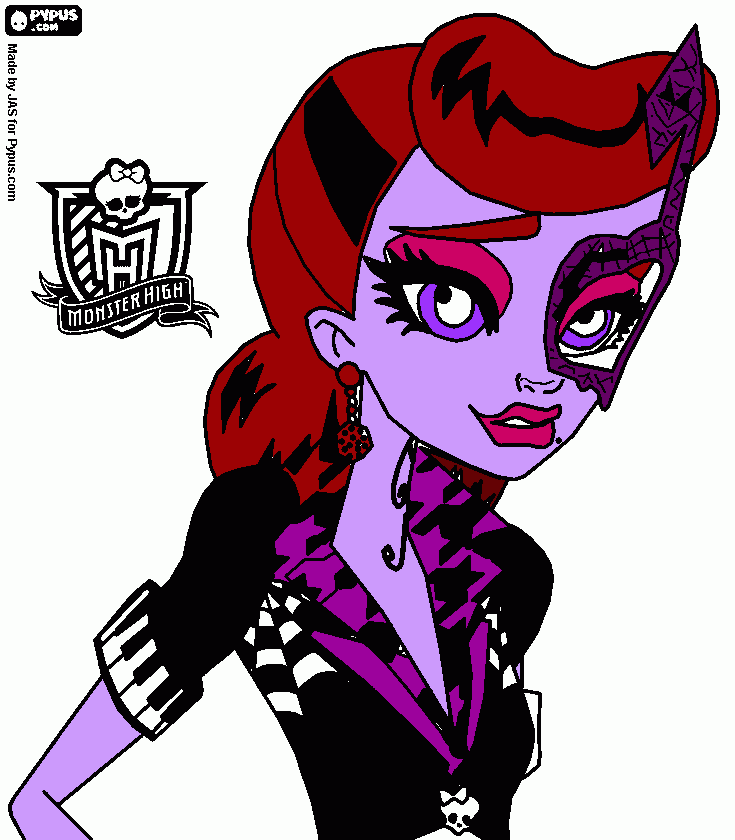 operetta coloring page