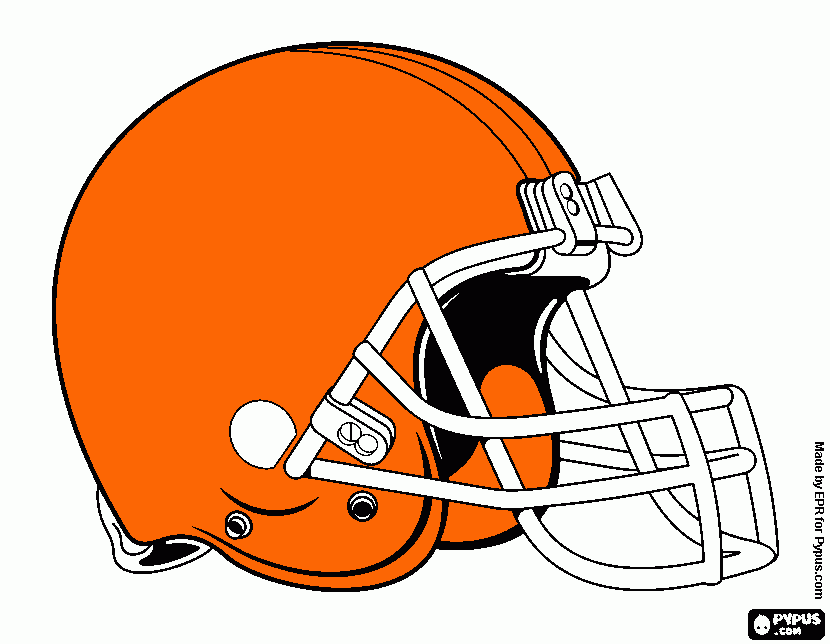 orange helmet coloring page