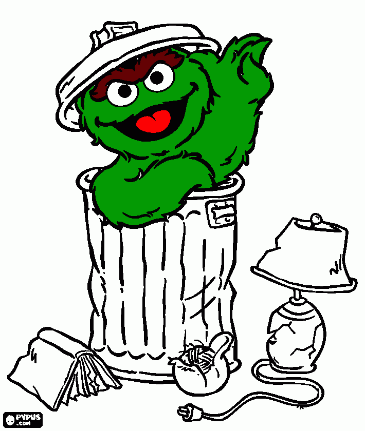 oscar coloring page