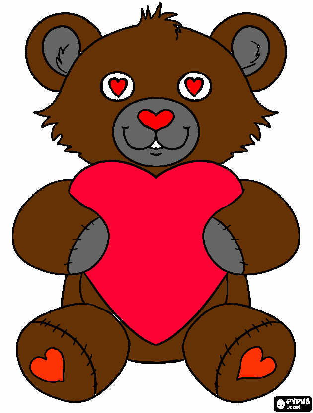 osito bonito coloring page
