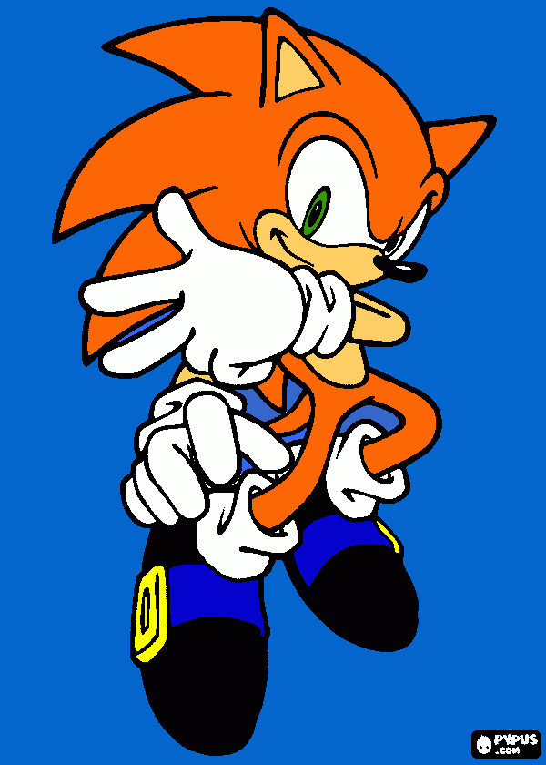 pace the hedgehog coloring page