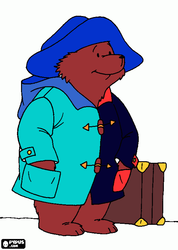 Paddington - Ioan coloring page