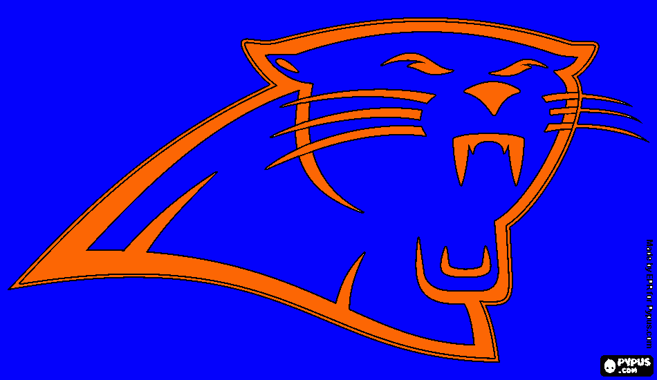 panther yearbook coloring page