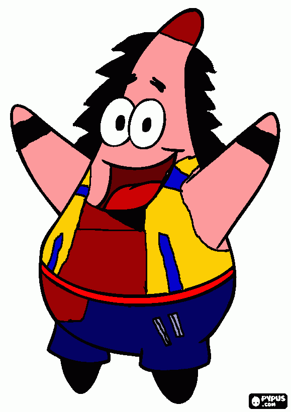 Patrick as Jay from Descendants coloring page