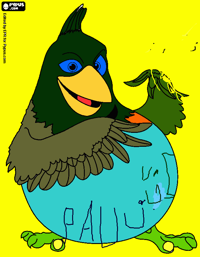 paukstis RIO  coloring page