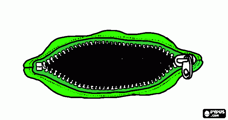 peapod coloring page