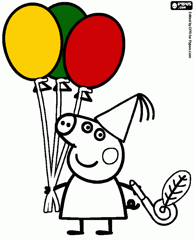 Peppa Picture coloring page