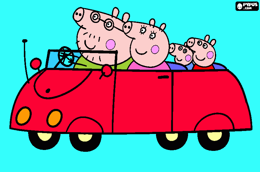 Imprimir e Colorir Desenho da Peppa Pig  Coloriage peppa pig, Image  coloriage, Coloriage