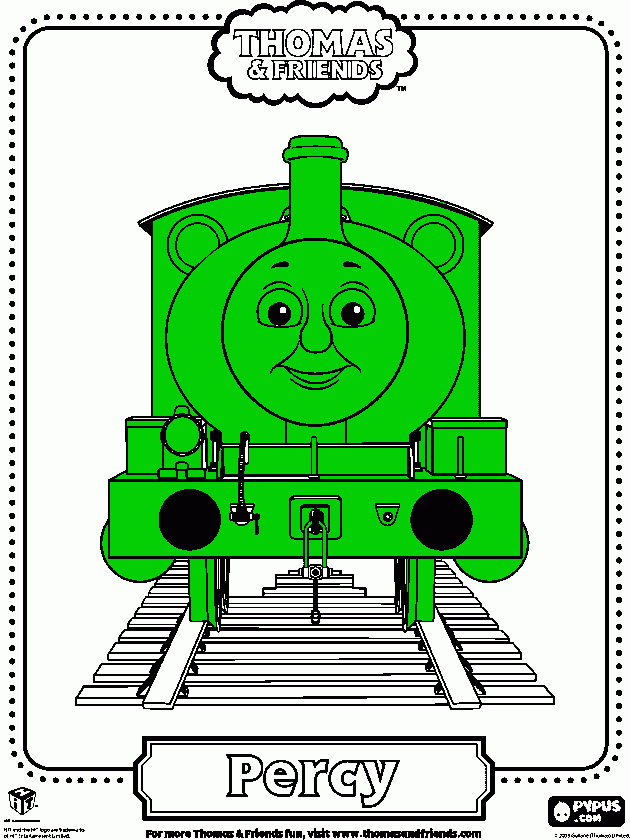 percy coloring page