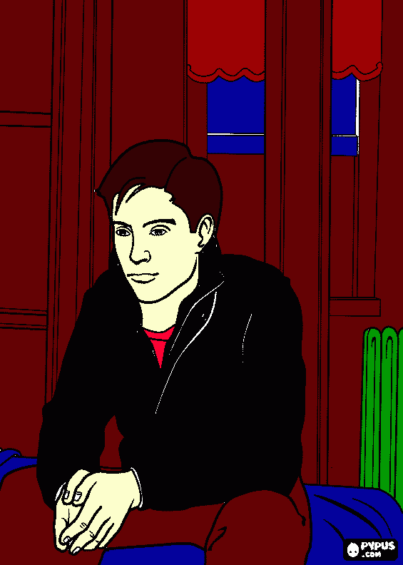 Peter Parker coloring page
