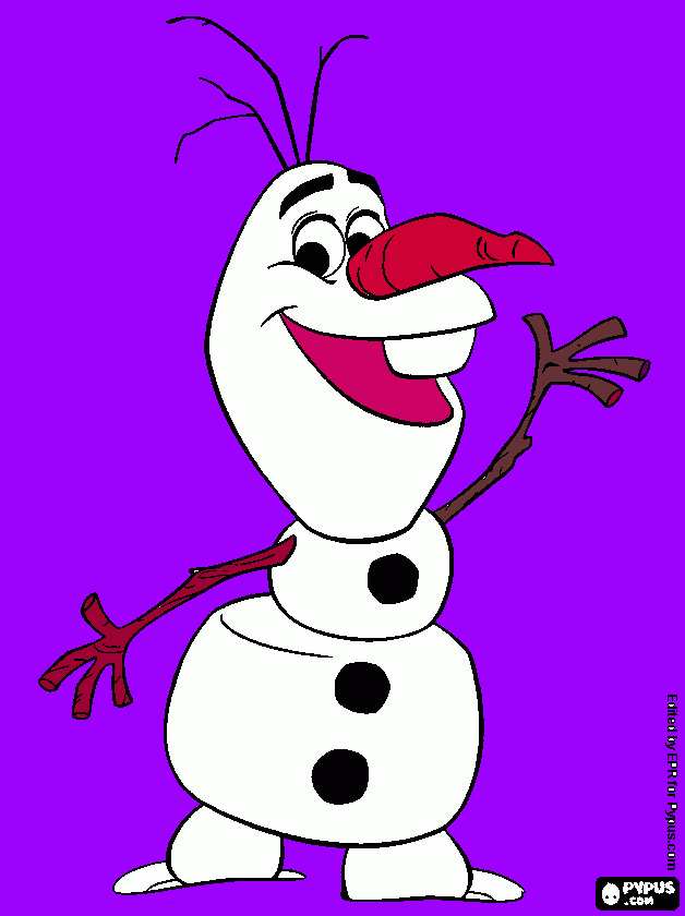 Peter's drawing coloring page