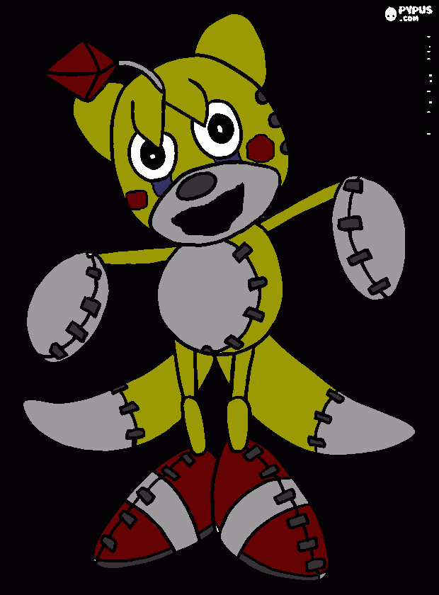 Phantom Tails Doll coloring page