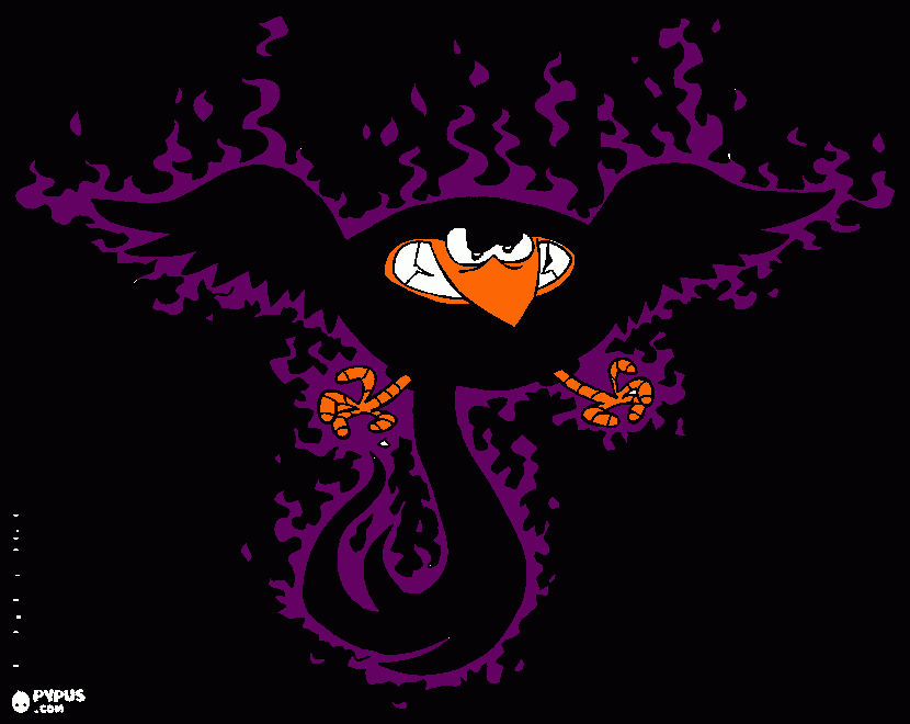 phoenix remix coloring page