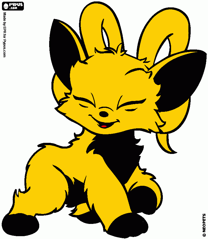 pikchu coloring page