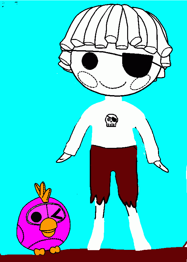 pirate boy coloring page